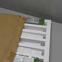 ZJSF Freestanding Indoor Dog Gate for House Foldable Wood White Puppy Gate for Doorways Pet Gate for Stairs Extra Wide Pet Fence 24" Height 3 Panels