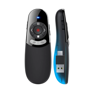 2 in 1 Type C USB Presentation Clicker，Wireless Presenter Remote PowerPoint Clicker for Computer Presentations with Volume Control,Slide Advancer for Mac Laptop