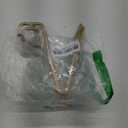 6 Inch Metal Square Wire Plate Stands for Display - Gold 2 Pack Holder Stand + Picture Frame Easel for Book, Decorative Plaque, Photo, Platter