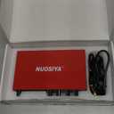 USB Audio Interface for PC Computer Recording Music, Red Guitar Audio Interface for Mac 24Bit/192kHz Podcasting Streaming for Vocalist Producer with 48V Phantom Power