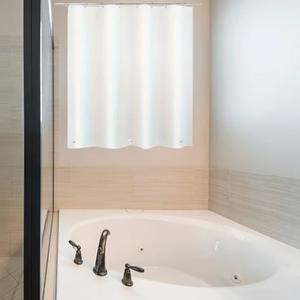 Arayarser Waterproof Plastic Shower Curtain 48x48 for Bathroom Window, Heavy Duty Vinyl Shower Window Curtain 48W x 48H, White