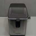 Aeitto Ice Maker Countertop 26lbs/24H, Ice Machine 8 Ice Cubes Ready in 6 Mins, 2 Sizes of Bullet Ice Portable Ice Makers with Basket & Scoop, Auto Self-Cleaning for Home/Kitchen/Office Stainless