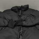 Gihuo Women's Winter Cropped Puffer Jacket Coat Short Warm Quilted Jacket 2026 (Medium, Black)