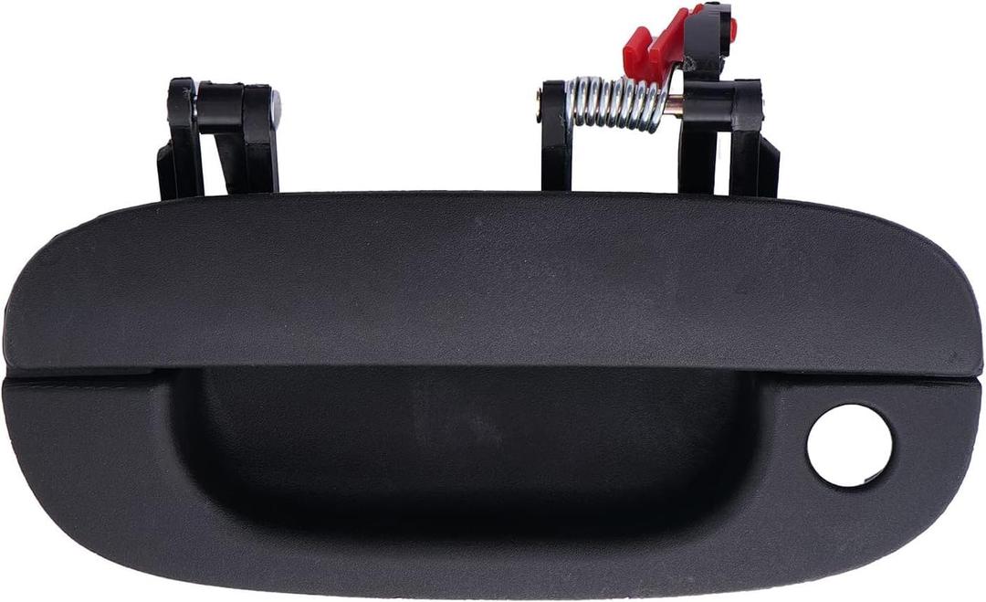 77640 Front Driver Side Exterior Door Handle Compatible with Dodge Ram 1500 2500 3500 1994-2002, Replaces 55275023AB, Textured Black