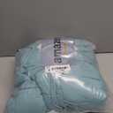 Teal Weighted Blanket for Adults 12lbs, 48"x72", Twin Full Size Cooling Heavy Throw Blanket for 110-130lbs, Microfiber Soft Thick Big Blankets Weighted Comforter Breathable Gift for Sleeping