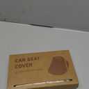 Blissful Diary Baby Car Seat Cover, Extra Large Mesh Window, Breathable Muslin Cotton, Infant Windproof Canopy, Must-Have Baby Gift - Sunshine