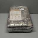 Lessymo 5x7 Area Rugs for Living Room, Machine Washable Non Slip Rug, Soft Low Pile Carpet for Bedroom Dining Home Office, Vintage Brown Distressed Floral Floor Mat