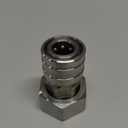 Garden Hose to Pressure Washer Adapter, 3/4 GHT to 1/4 Quick Connect, Convert Water Hose to Power Washer Connector, Car Washing Nozzle & Hose Attachment, Stainless Steel, 1Pack