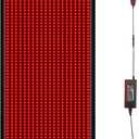 LOVTRAVEL New 70.9'' X 31.5'' LED 660nm Red Light Therapy Mat 850nm Near Infrared Light Therapy Devices Large Pads for Whole Full Body Pain Relief