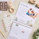 Baby's First Year Calendar with 100 Stickers - Unisex Baby Design 1st Years Wall Calendar With Stickers, Baby Tracker, Baby Scrapbook for New Mom and Newborn Boys & Girls