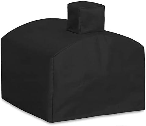 WNANAN Pizza Oven Cover for Big Horn Outdoors Gas Pizza Oven,600D Heavy Duty Waterproof Cover,Black