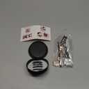 Magnetic Eyelashes-with Applicator, Natural Look Set of Dual Magnetic False Eyelashes, Reusable and Waterproof False Lashes without Eyeliner, No Glue, Easy to Apply, 4 Pairs, Black