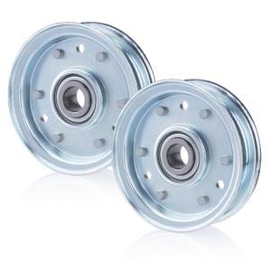 2-Pack Finish Mower Idler Pulley, Replaces King Kutter Part #164090, for RFM Series Finish Mowers,4', 5', 6' Mowers