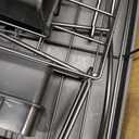 7 code Large Dish Drying Rack for Kitchen Counter, Detachable Large Capacity Dish Drainer Organizer, 2-Tier Dish Racks with Utensil Holder, Black