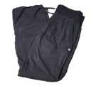 Willit Black Sporty Pants, With Adjustable Bottom Cuffs (XL)
