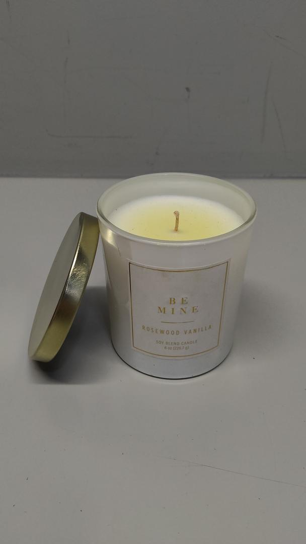 FragrancesFoundry Candle Co. Rosewood & Vanilla Jar Candle - Iridescent WhiteFoundry Candle Co. Rosewood & Vanilla Jar Candle - Iridescent White Perspective