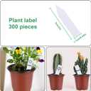 Augshy 250-Pack 4 Inch Plant Nursery Pots Seed Starting Pots Containers with 300 Labels for Indoor Outdoor Usage