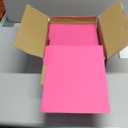 File Folder, RAZCC 75 Pack 1/3 Cut Tab File Folders Letter Size, Magenta, Folders with Tab, Great for Organizing and Easy File Storage