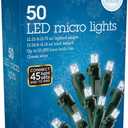 SYLVANIA 50 Lt Micro Set LED Lights, Cool White