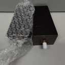 TURSTIN Set of 8 Furniture Legs 4 Inch Square Solid Wood Couch Legs Replacement Sofa Legs Mid Century Furniture Feet for Armchair Bed Dresser Cabinet Include Installation Hardware, Brown