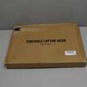 Lap Desks Laptop Tray for Bed or Couch, Breakfast Serving Tray with Folding Legs,Portable & Lightweight Mini Table, Laptop Stand for Working, Reading and Writing,Black