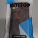 NITITOP Compatible with iPhone 11 Pro Max Case with Chain Lanyard Strap Stylish Leopard Print Tortoise Brown Amber for Women Girls Men Soft TPU Shockproof Protective Cover - Brown