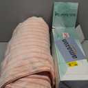 8 Pcs Pink Cabana Stripe Large Bath Towels Set Oversized Bath Sheet-2 Bathroom Towels, 2 Hand Towels, 4 Washcloths Soft Jumbo Absorbent Shower Towel Quick Dry Beach Chair Towel Spa Gym Hotel