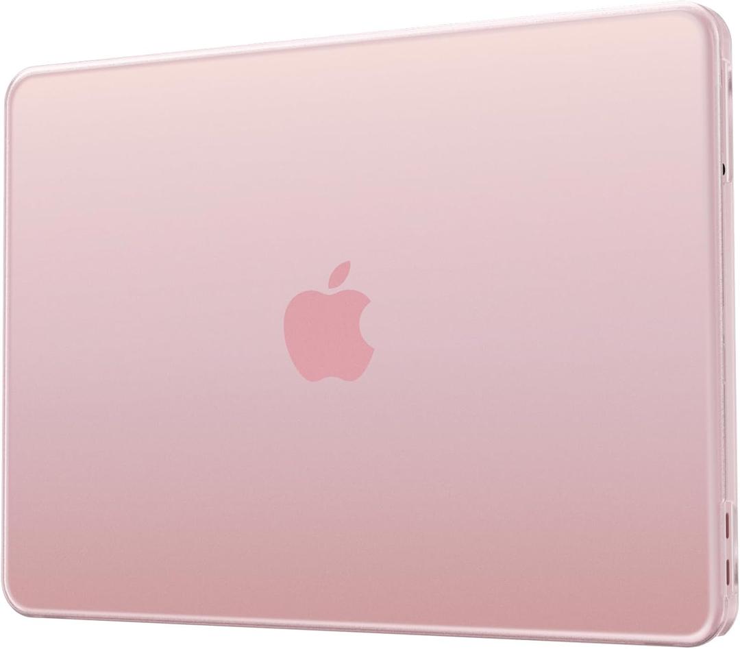 Soonjet for MacBook Neo Case 13 inch 2026 | 100% Match Official Color | No.1 Seamless Fit | Pink Mac Laptop Cover Protective Hard Shell | Matte Accessories A3404 | Blush Clear