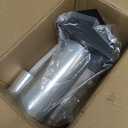 4 Inch Hooded Wall Vent with Screen and Damper,Outdoor Dryer Vent Cover for 4 inch Pipe,Wall Exhaust Vent Cover Cap External Extractor for House Ventilation&Outside Air Exhaust,Galvanized Steel,Black