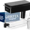 Brita UltraMax Large Water Dispenser With Standard Filter, BPA-Free, Reduces Copper, Cadmium and Mercury Impurities, Lasts 2 Months or 40 Gallons, Includes 1 Filter, Kitchen Accessories, Large 27-Cup