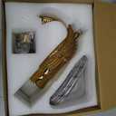 Gold Bathroom Faucet GGStudy Swan Shape Single Handle One Hole Bathroom Vanity Faucet Basin Tap Deck Mount Lavatory