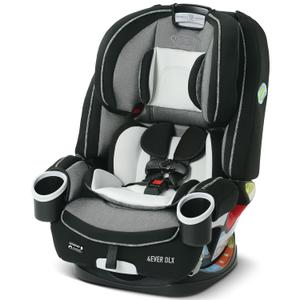 Graco 4Ever DLX 4-in-1 Car Seat Grey Infant to Toddler Car Seat with 10 Years of Use Rear-facing Forward-facing and Booster Modes Safe Comfortable and Convenient, Date Manufacture 04-26-2024