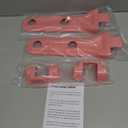 JeCar Pink Tailgate Hinge Cover Trim for 2018-2024 2025 Jeep Wrangler JL & Unlimited