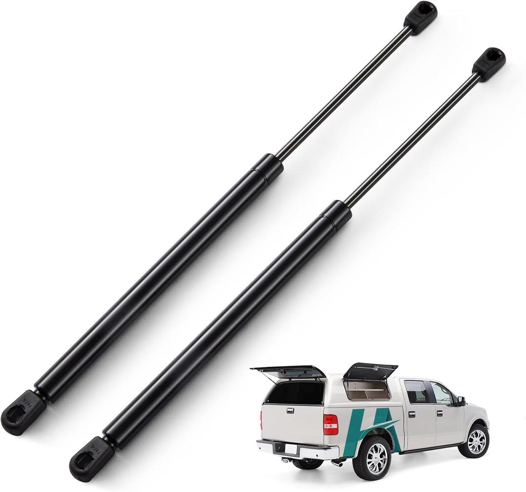 C1621706 19 inch 45Lb/200N Gas Struts, Tanning Bed Shocks, Gas Spring for Snugtop Leer are ATC Camper Topper Rear Window Truck Cap Camper Shell Canopy, Set of 2