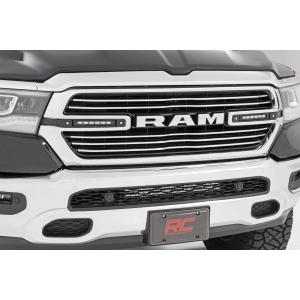 Rough Country Dual Black Series 6" LED Grille Kit for 19-24 Ram 1500-70783
