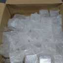 Thyle 100 Pieces Clear Acrylic Box with Lid 2.6 x 2.6 x 2.6 Inch Small Plastic Square Cube Containers Mini Clear Display Box Acrylic Gift Box Storage Box for Candy Pill Tiny Jewelry Gifts