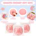 Hollowfly 24 Set Growth Mindset Gift Brain Stress Balls Bulk with Motivational Cards Back to School Stress Balls Gifts Funny Relief Toy for Students Classroom Employee Appreciation for Coworker, Approx. 2.36 Inches X 2.17 Inches