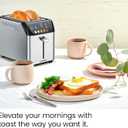Chefman Smart Touch 2 Slice Digital Toaster, 6 Shade Settings, Stainless Steel Toaster 2 Slice with Extra-Wide Slots, Thick Bread Toaster and Bagel Toaster, +10, Defrost, Removable Crumb Tray
