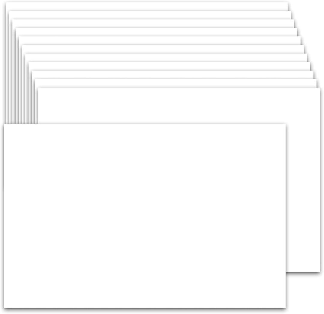 200 Pack 5x7 Cardstock Paper, 80lb White Cardstocks Thick Paper Heavyweight Cardstock for Printer, Postcards, Wedding Invitation, Thankyou Cards