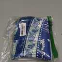 Imiss Rustic Blue Floral Round Table Cloth Blue and White Washable Wrinkle Resistant Table Cover 60 Inch Vintage Bohemian Style Tabletop Decoration for Holiday Outdoor Dining Party Picnic