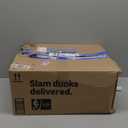 Sporti Adult-Kids Swim Fins for Pool Lap Swimming - Long Floating Fins for Swimming & Snorkeling - Swim Flippers for Training (M 7-8 / W 8-9, Grey-Blue)