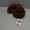 Afro Wig For Women - Mix Brown 70s Afro Wigs Natural Looking Huge Afro Kinky Curly Wigs With Bangs Short Bouncy Soft Afro Puff Wig Synthetic Hair Afro Wig For Daily Party Use