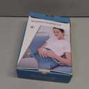 Comfytemp Weighted Heating Pad for Back & Cramps, Father's Day Gifts, Birthday Gifts for Mom Dad Women Men, 2.2lb Electric Neck Shoulder Heat Pad for Pain Relief, FSA HSA Eligible, 2H Auto-Off, 12x24 (Navy Blue)