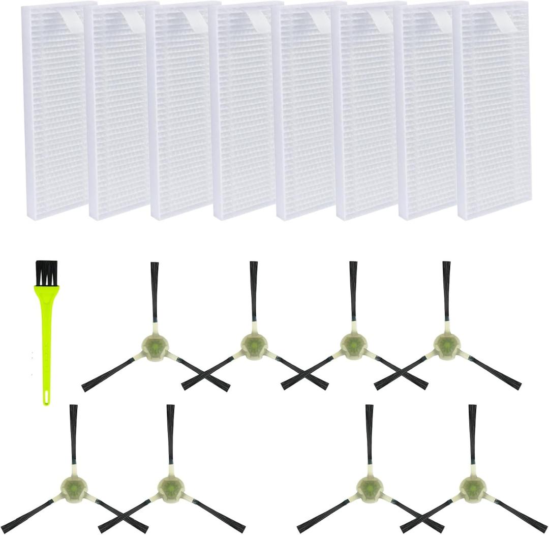 M210 Filters Replacement Brush Parts for Lefant M210 OKP K2 K3 K3A K4 K5 M210S M210B M213 Accessories Side Sweep Brush HEPA Filter Size 5.0 * 1.9 Inch