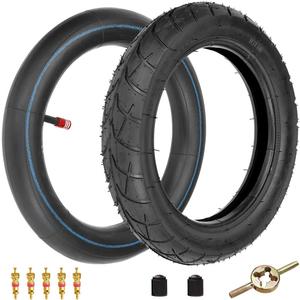 FVRITO 12.5x2.25 (12-1/2"x2-1/4") 57-203 62-203 Tire and Inner Tube for Razor Pocket Mod Bella Betty Bistro Daisy Hannah Sweet Pea Currie Schwinn GT IZIP eZip MX125 Dirt Rocket Gas Electric Scooter