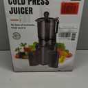 Juicer Machines with 5.8" Large Feed Chute, Cold Press Juicer for Whole Vegetables and Fruits 400W, Slow Masticating juicer Easy to Clean Juice Extractor Machine High Juice Yield