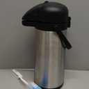 Coffee Carafe for Keeping Hot - 102oz/3L Airpot Coffee Dispenser with Pump - Insulated Stainless Steel Hot Beverage Dispenser for Parties - Thermal Carafe for Hot Drinks Water Tea Chocolate