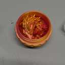 TBOLINE 12" 3D Printed Dragon Egg, Cool 3D Printer Articulated Crystal Dragon Toys for Kids, Surprise Animals Figurines Fidget Dinosaur Eggs Toys for Girls Kids Teen 5-7 4-6 8-12 (Laser Red)