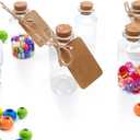 Goiio 160 Pack 20 ML Glass Bottles with Cork Stoppers Mini Small Glass Bottles, for Wedding Favors, Crafts Home Decorations