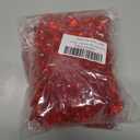 2 x Red Acrylic Heart, 120Pcs Heart Gems Reusable Love Heart Ornaments 0.9 Inch Translucent Hearts Shaped Crystal Gems for Vase Filler DIY Crafts Table Scatter Home Wedding Birthday Decorations